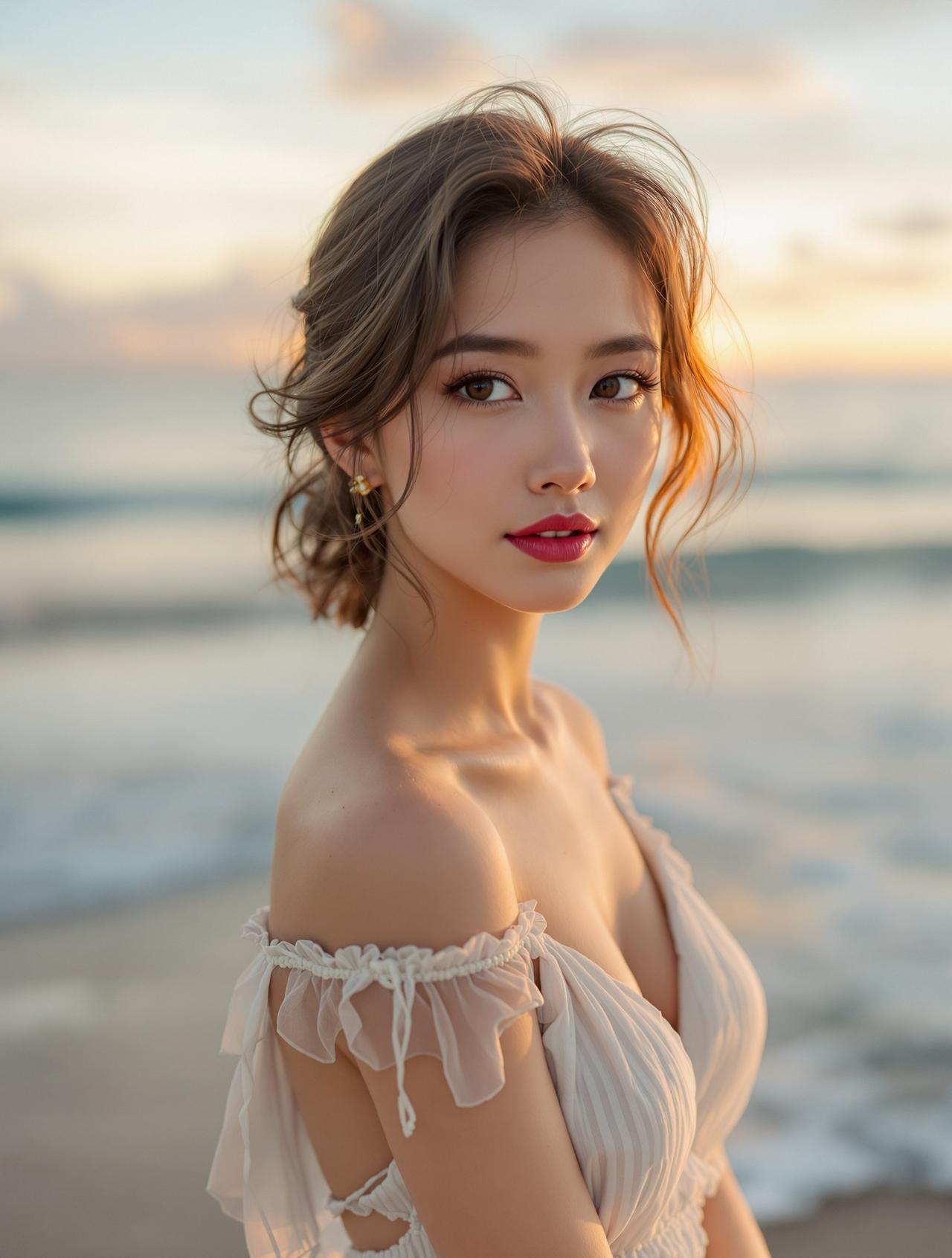 cos福利姬-海边日落情书-热门推荐写真